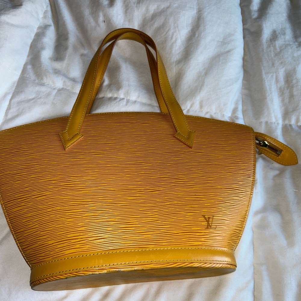 Louis Vuitton purse vintage yellow